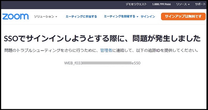 Zoom Error